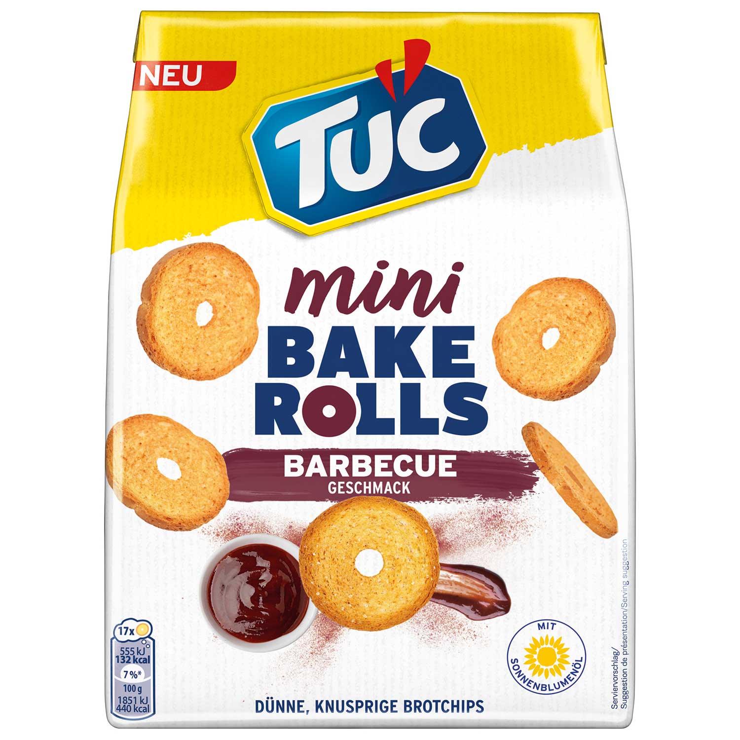 TUC Bake Rolls Mini Barbecue 150g MHD:5.7.25