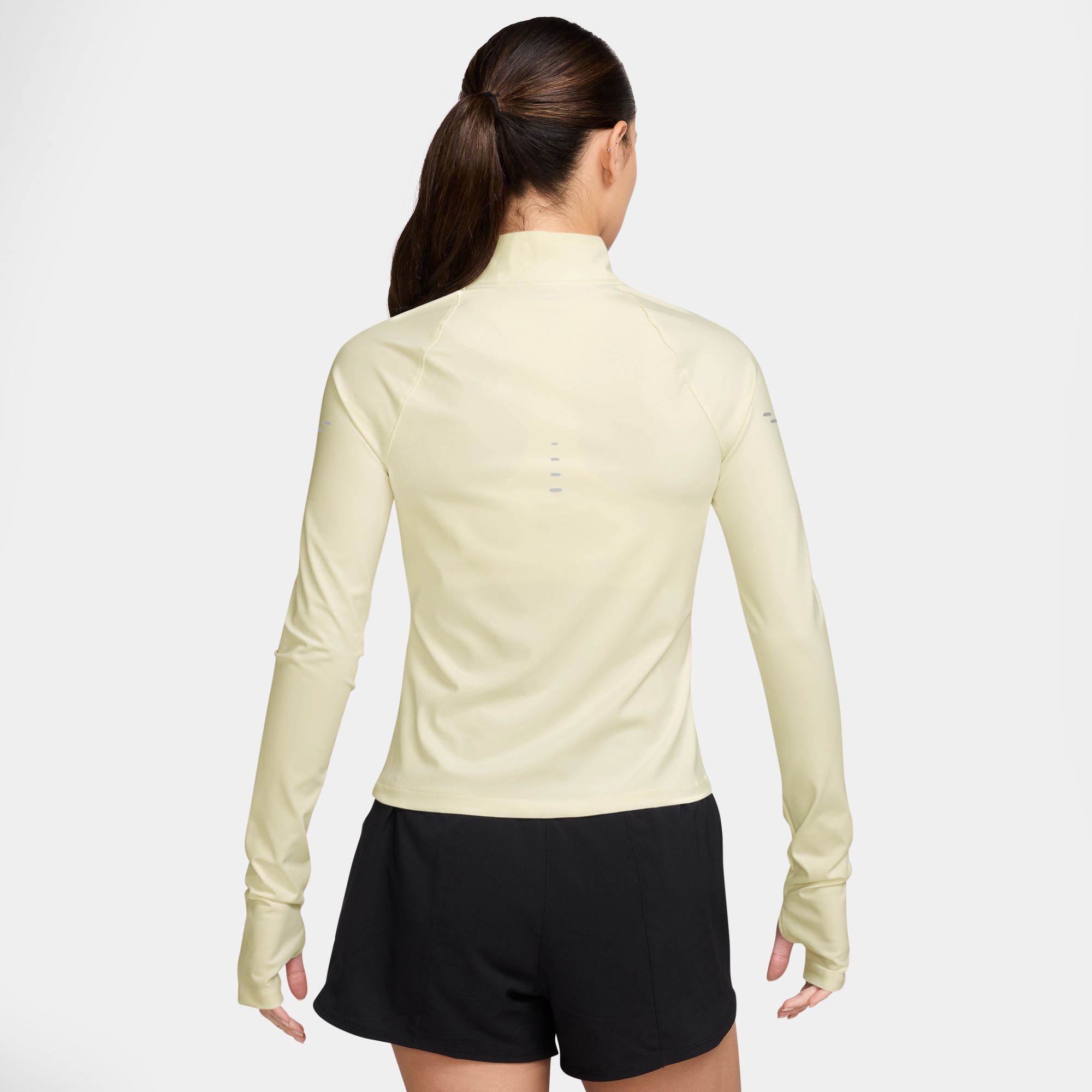 Swift Dri-Fit Full-Zip Mid-Layer Running Top Dame 133/Sail(Reflective Silver