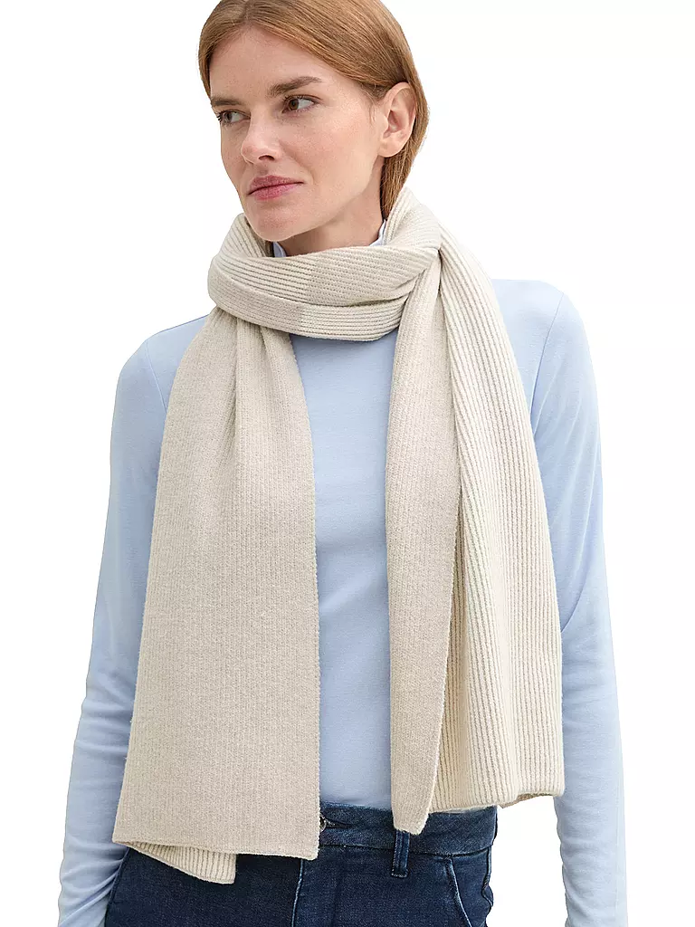 TOM TAILOR Schal creme