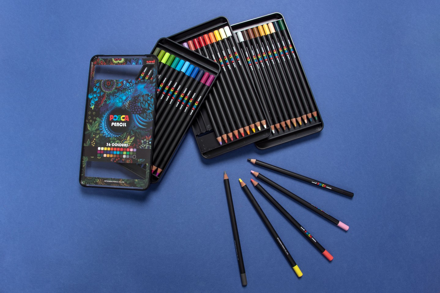 Posca - Farveblyanter - Klare og intense farver (36 stk)