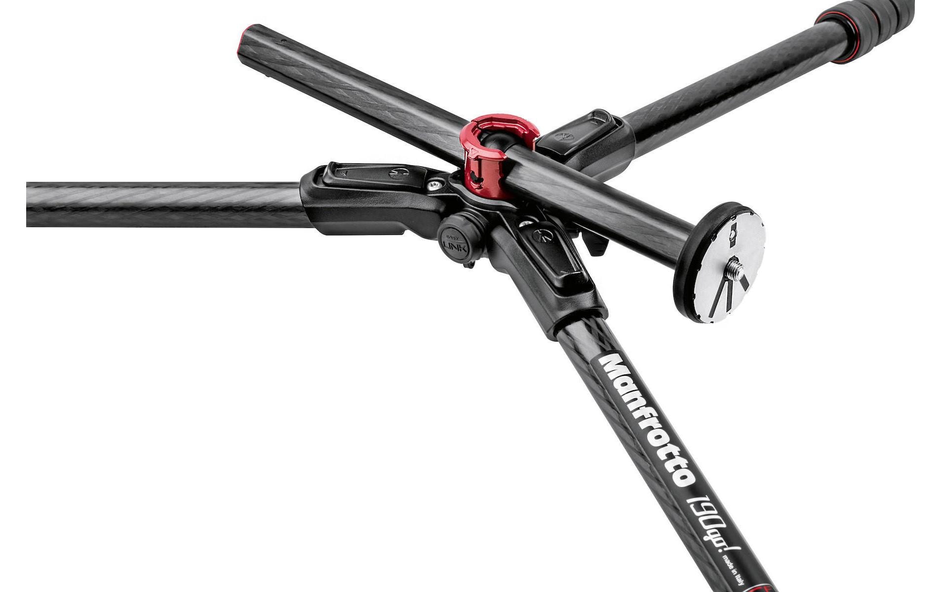 Stativ 190go! Carbon schwarz<br>Robustes Carbon-Stativ