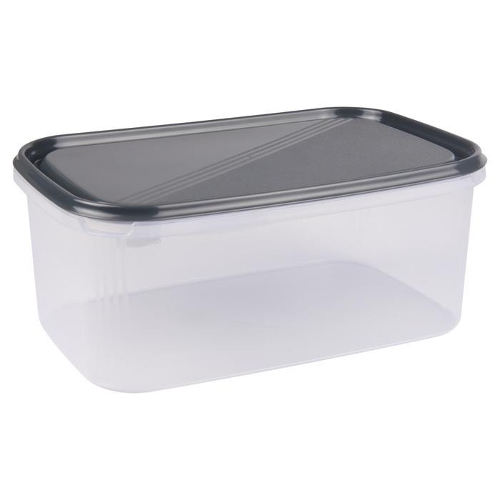 BOITE RECTANGLE AVEC COUVERCLE 4.4L ANTHRACITE