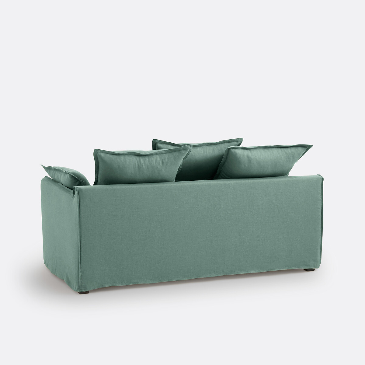 LA REDOUTE INTERIEURS<br>Slaapbank H14 cm, gekreukt linnen, Odna