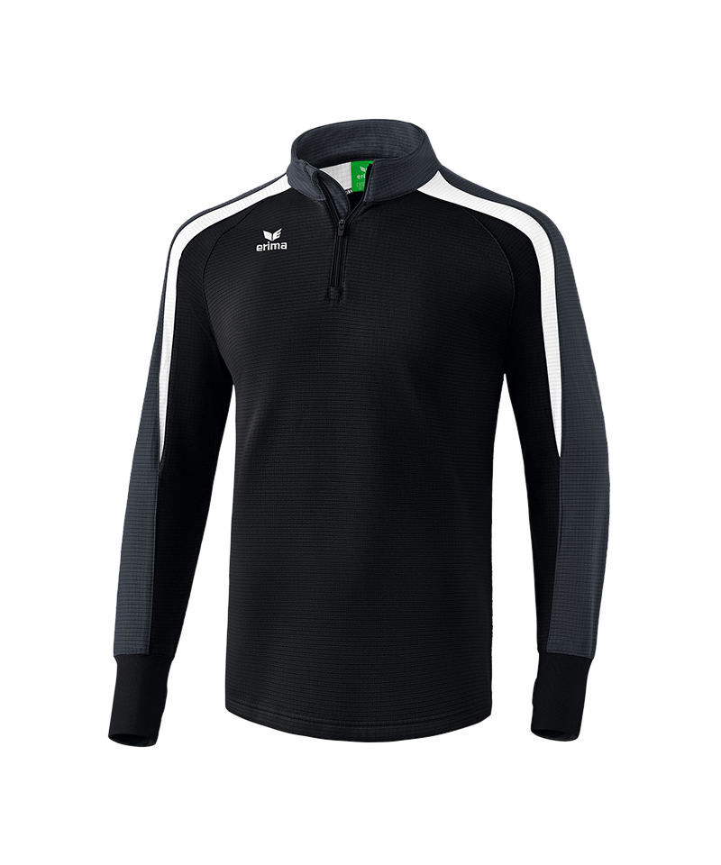 Erima Liga 2.0 Ziptop Kids Schwarz Weiss Grau
