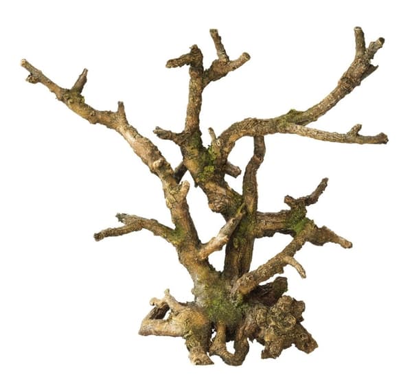 Akvarie dekorasjon Bonsai uten blader 25,5x10x24cm brun