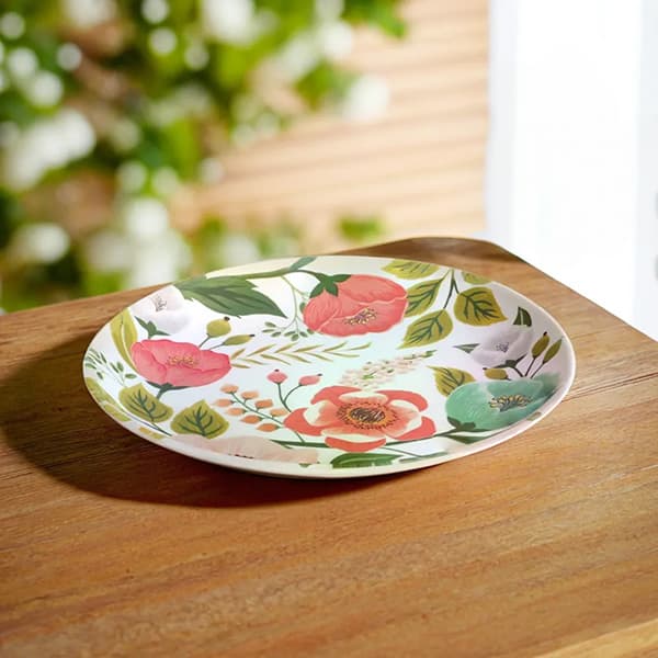 Assiette mélamine FLORA 20 cm