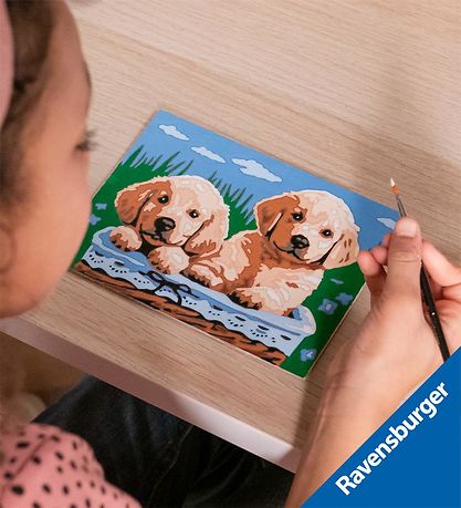 Ravensburger CreArt Males?t - Cute Puppies