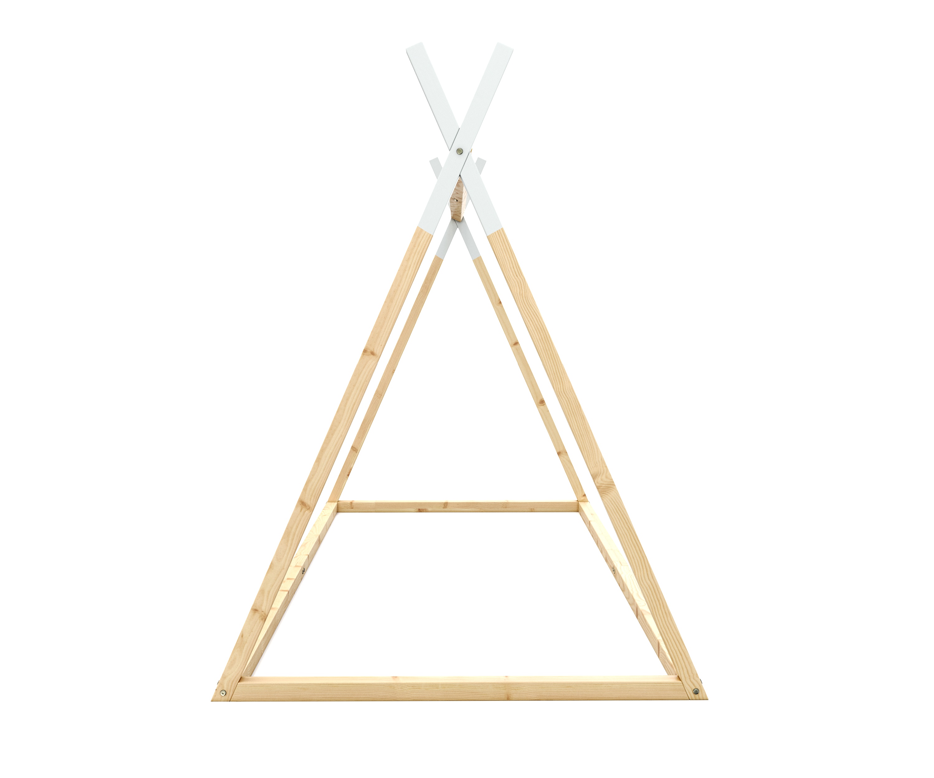 Kinderbett TIPI 90 x 200 cm natur