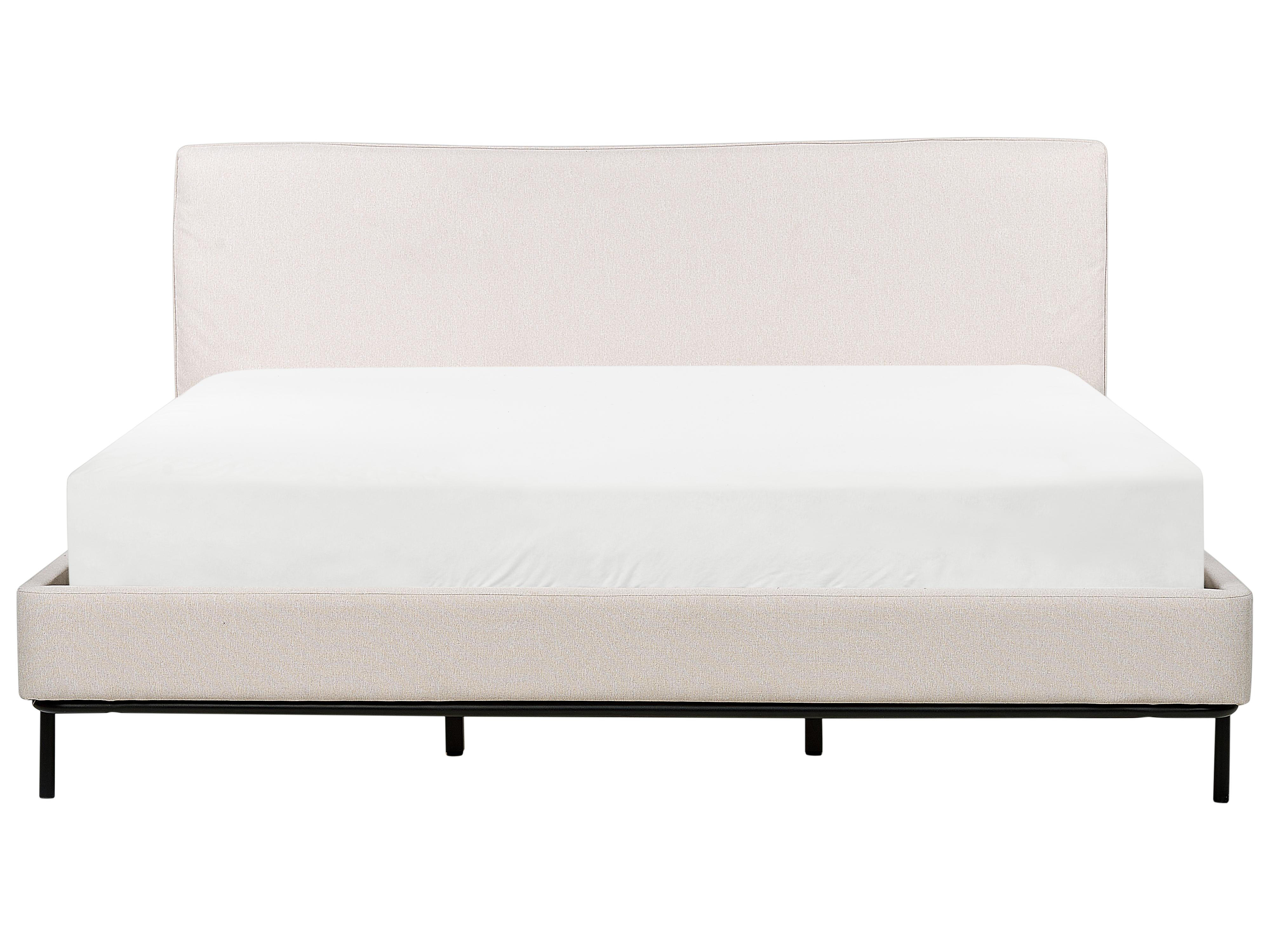 Bed Stof CORIO 180 x 200 cm Lichtbeige