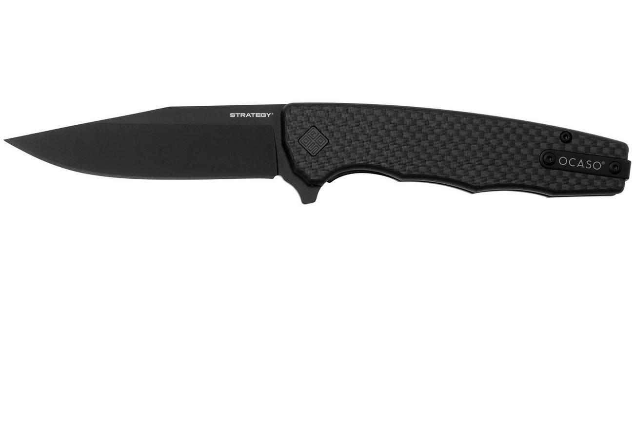 Ocaso Strategy 29BCB Black Blade, G10 Carbon Fiber Peel Ply, zakmes