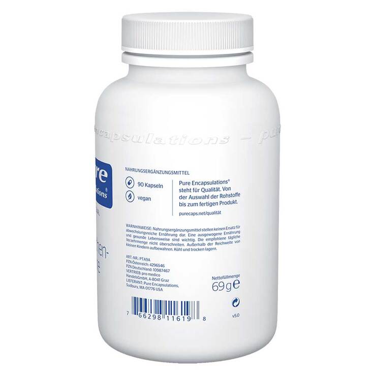 Pure Encapsulations Pantothensäure Kapseln, 90 St