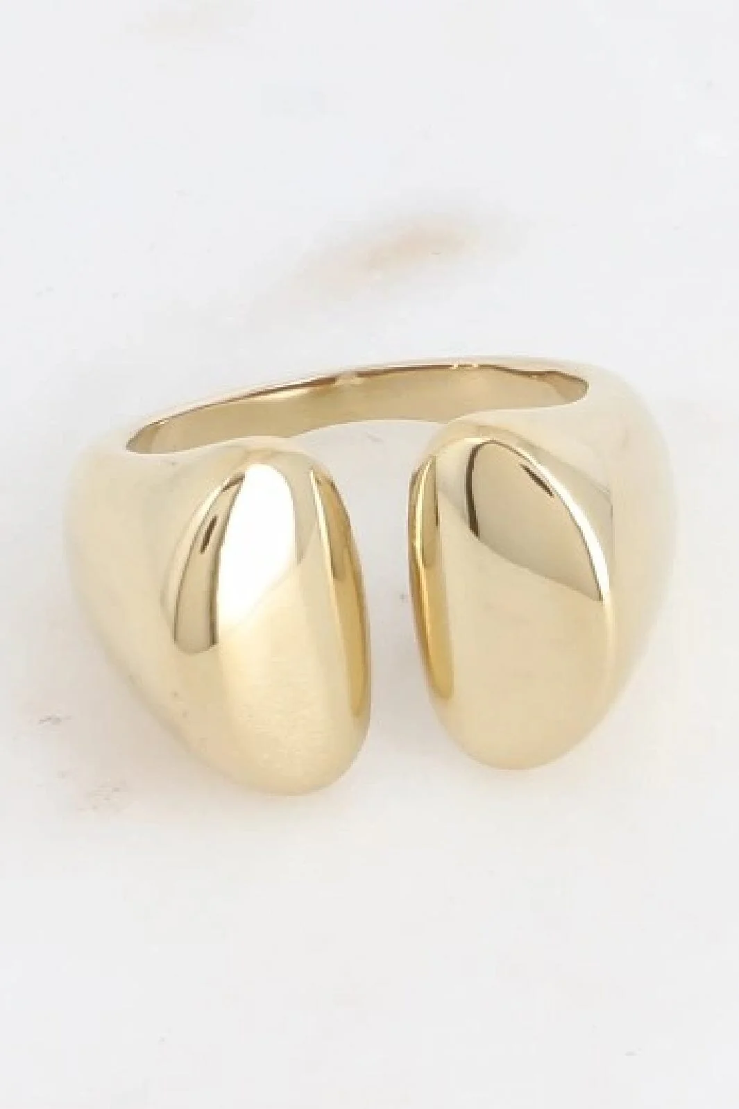 Mellow Moon Colton ring round BS1817J0500 forgyldt