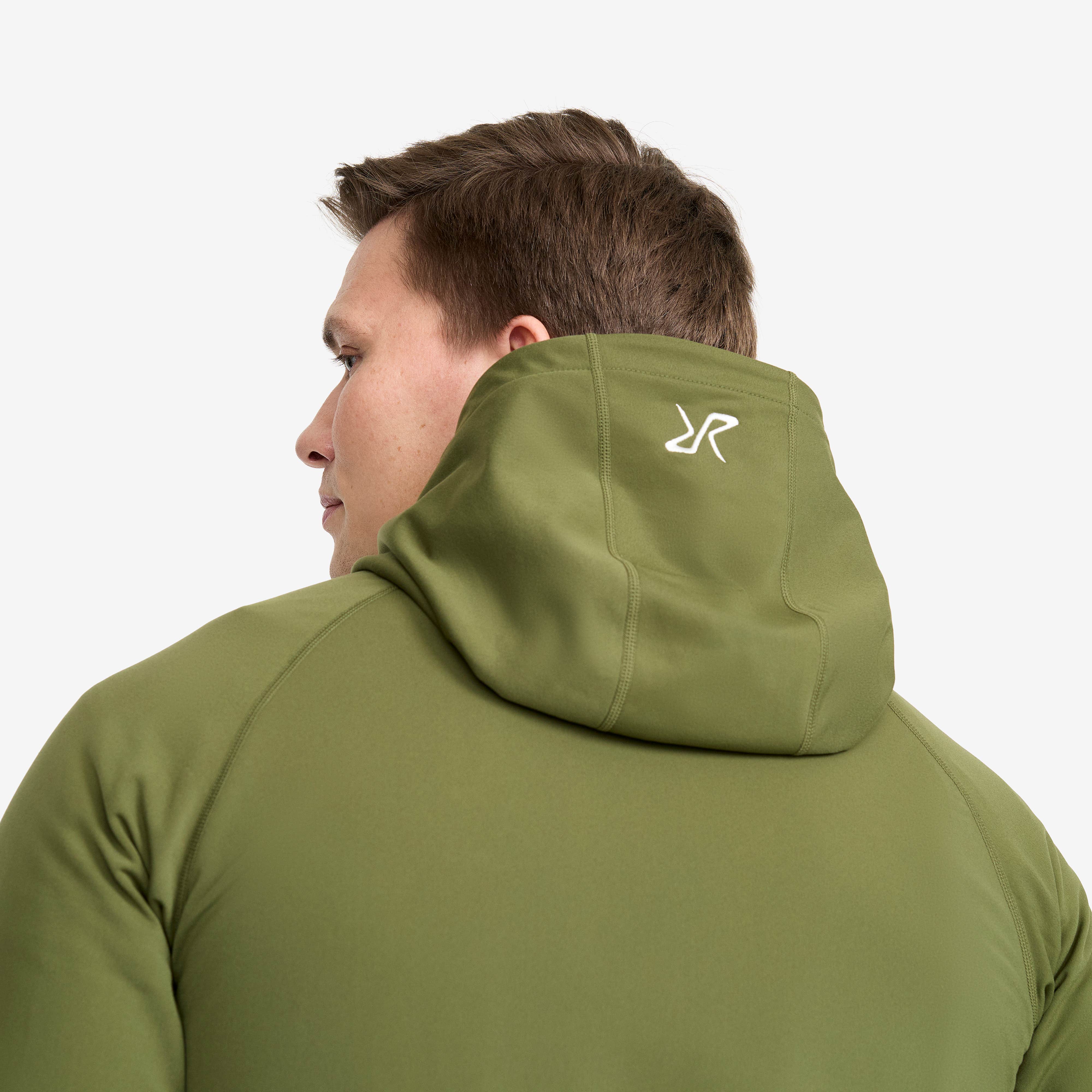 Evolution Light Stretch Fleece Hoodie Herre Cypress