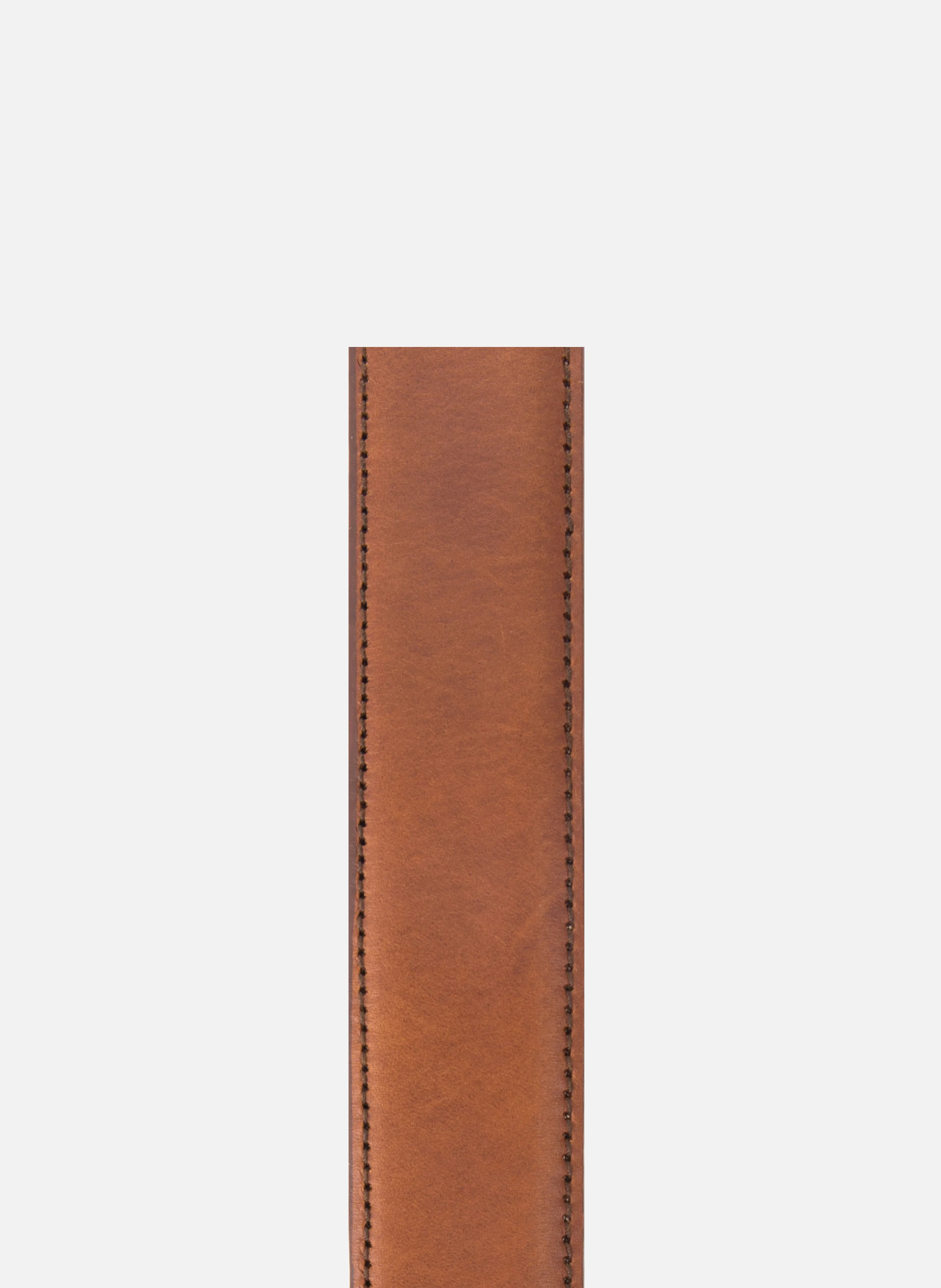 Ceinture classique cuir lisse | Marron