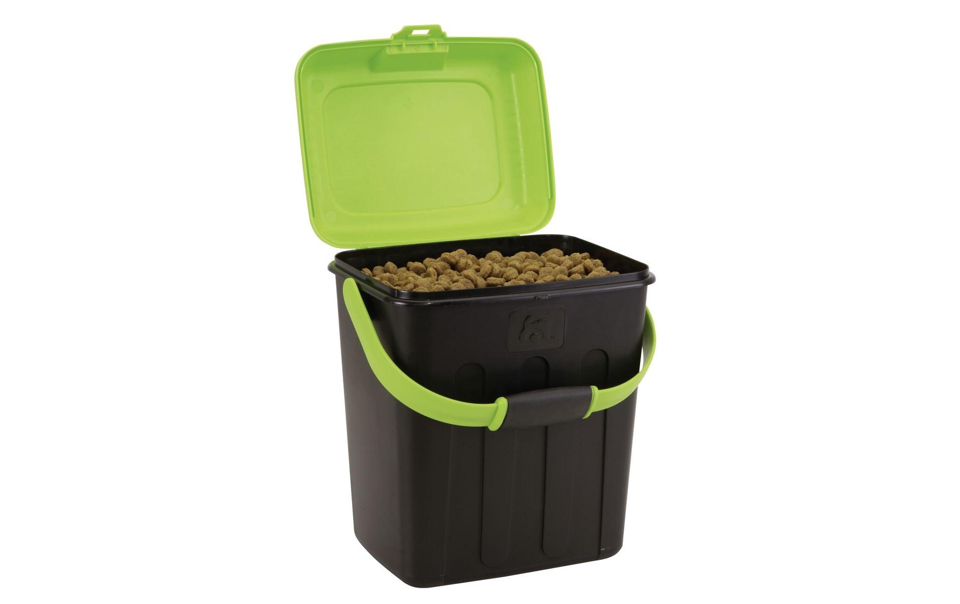 Tierfutterbehälter Dry Box 3 l, Schwarz/GrünBehälter für Tierfutter