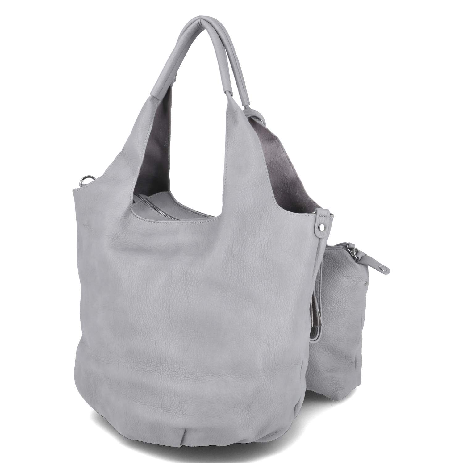 Fräulein Frida Bucket Bag - lightgrey