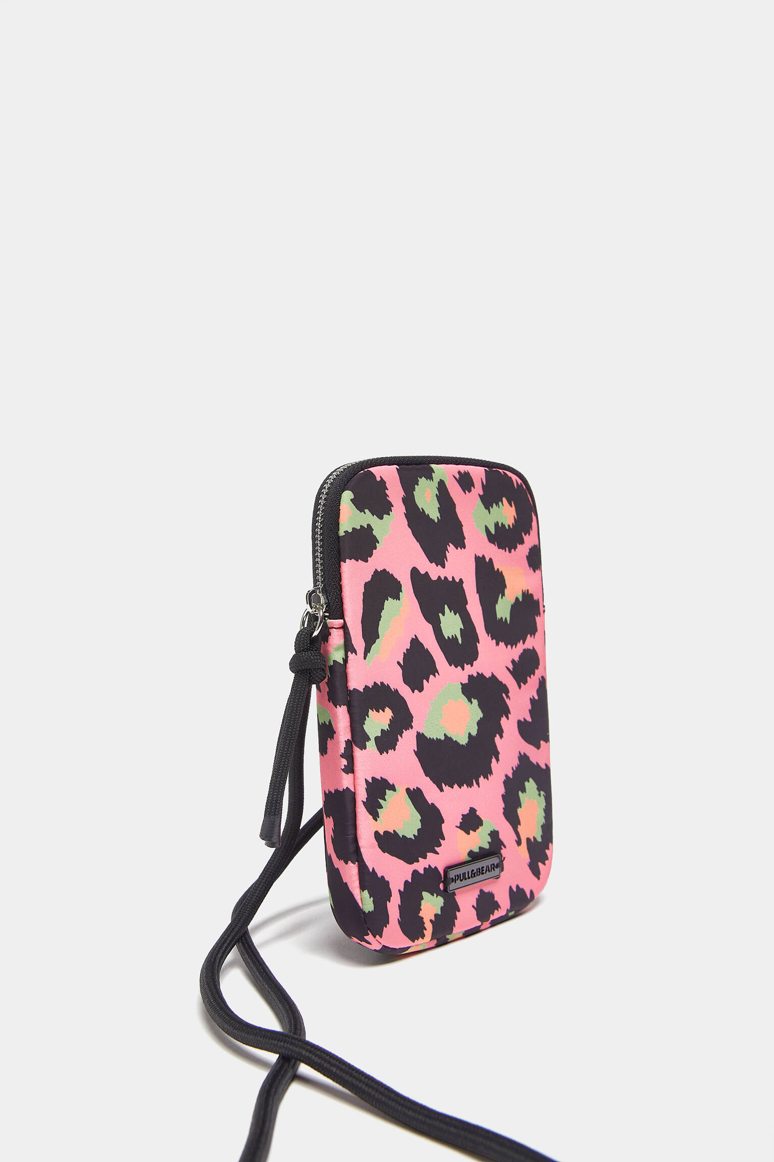 SUPORTE PARA CELULAR COM ZÍPER - ESTAMPA ANIMAL