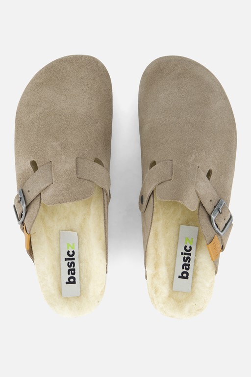 Basicz Instappers taupe Suede