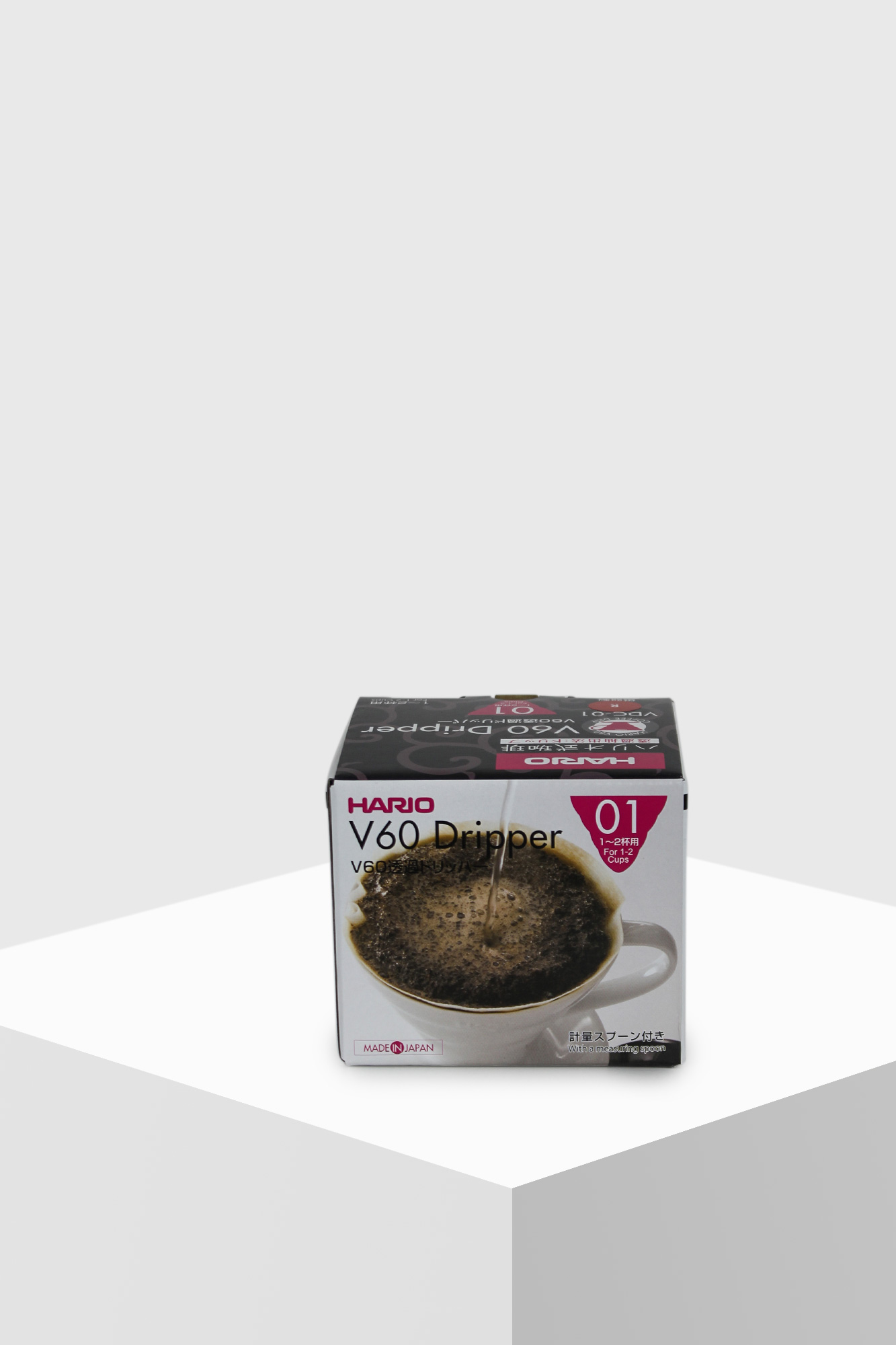 Hario V60 Dripper 01 Keramik Kaffeefilter (Handfilter) rot