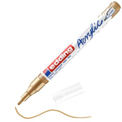 Edding 5300 - Marqueur acrylique - or