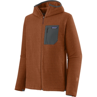 Patagonia R1 Air Full-Zip Hoody Fleecejacke Robin Brown Herren