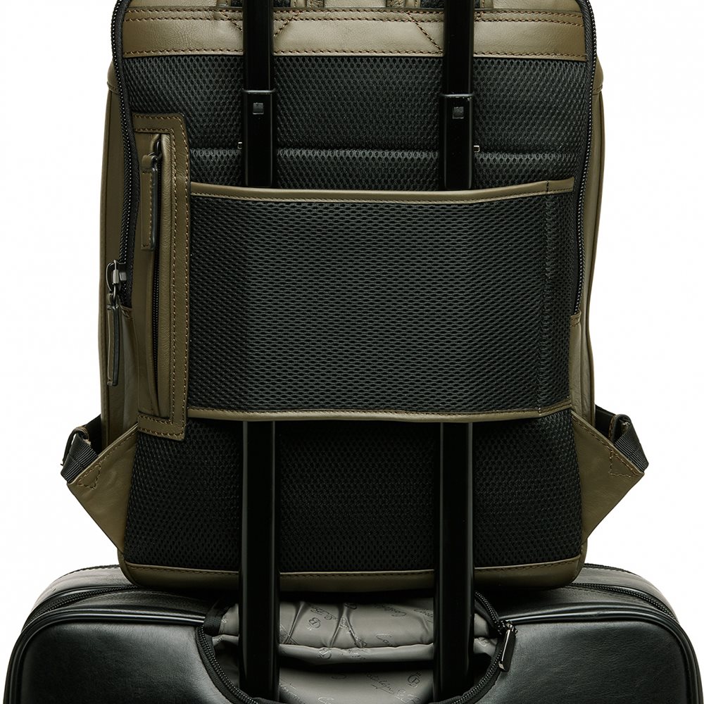 Castelijn & Beerens Nappa X Victor Rugzak 15.6'' + Tablet dark millitary
