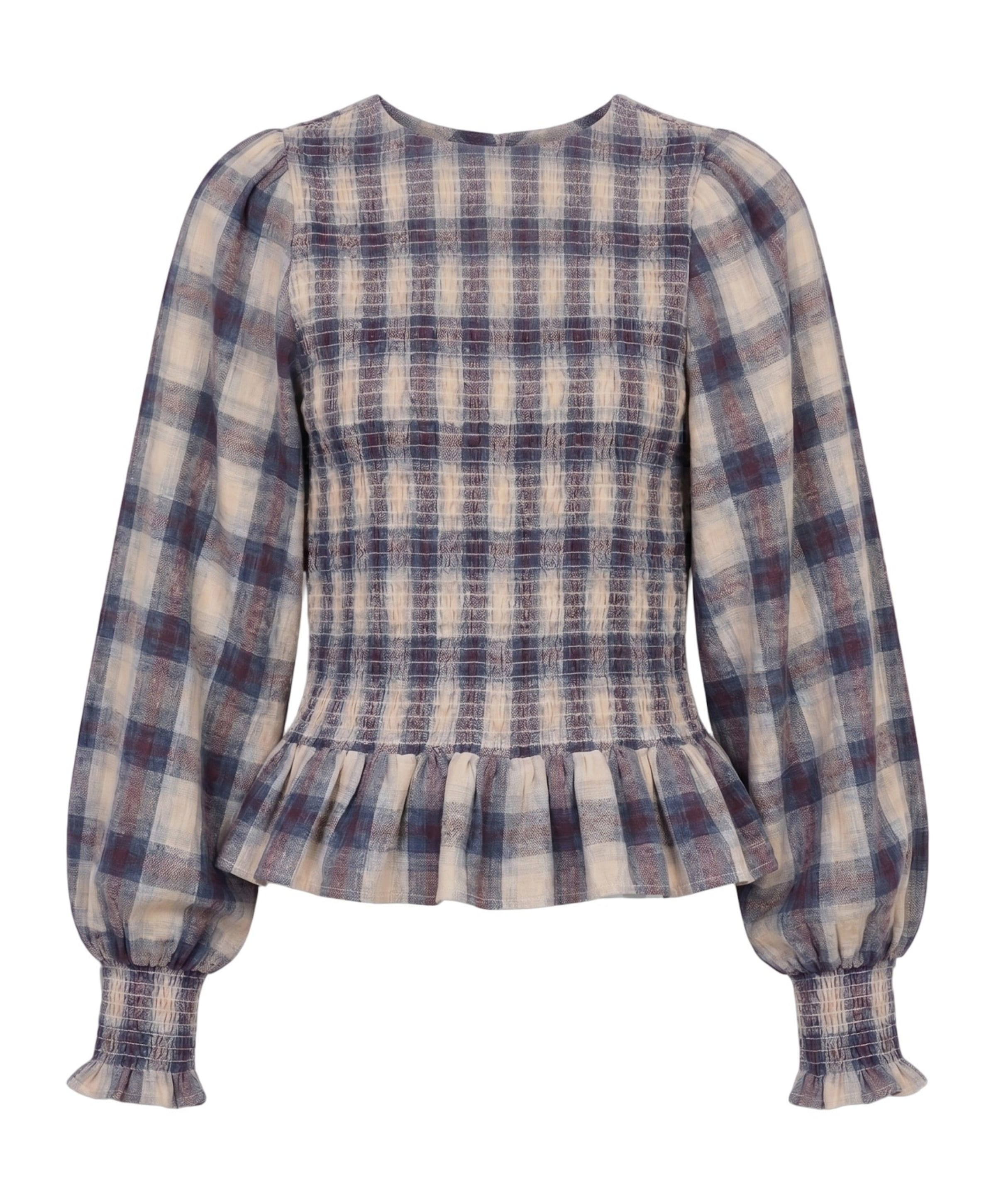 by-bar Dames blouse blauw