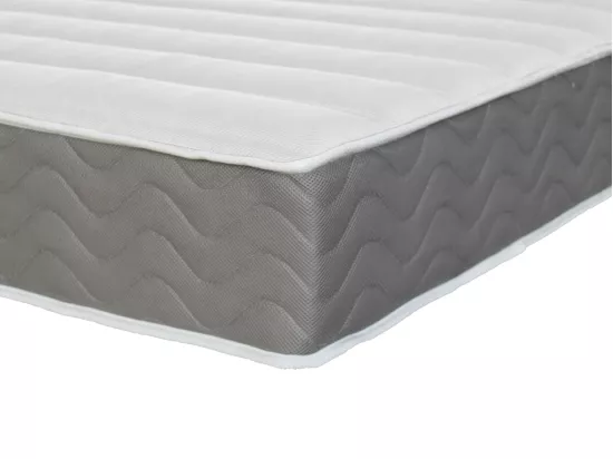 Ensemble 140 x 190 cm sommier coffre avec tiroir naturel clair + matelas mousse HD mémoire de forme et tissu 3D respirant ép.18cm - HEAVEN de YSMÉE