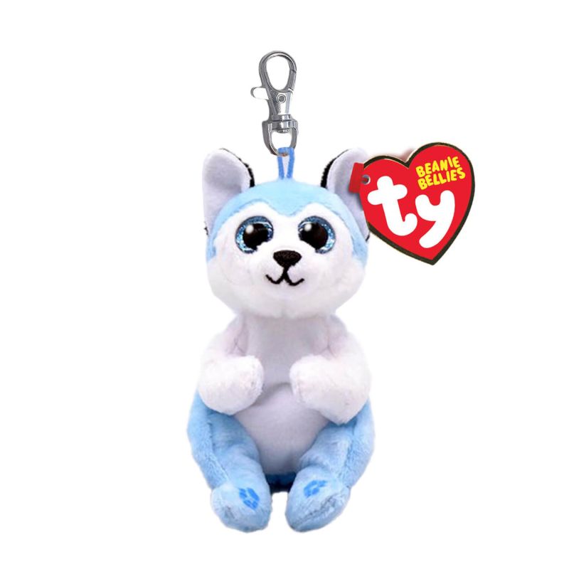 Porte-clés peluche Beanie Bellies 11.5 cm Thunder le husky