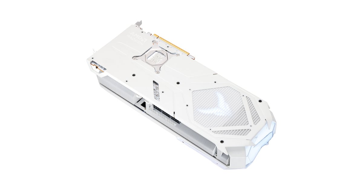 PowerColorRadeon RX 9070 XT Red Devil Spectral White 16GB GDDR6 grafische kaart  (Wit, RDNA4, GDDR6, 3x DisplayPort, 1x HDMI)