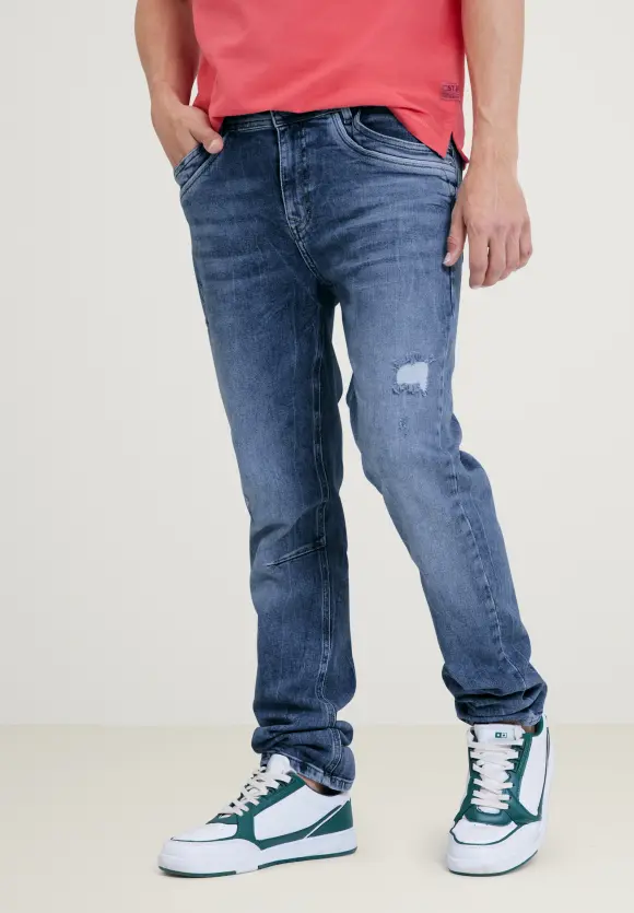 Regular Fit Jeans - dark indigo authentic wash