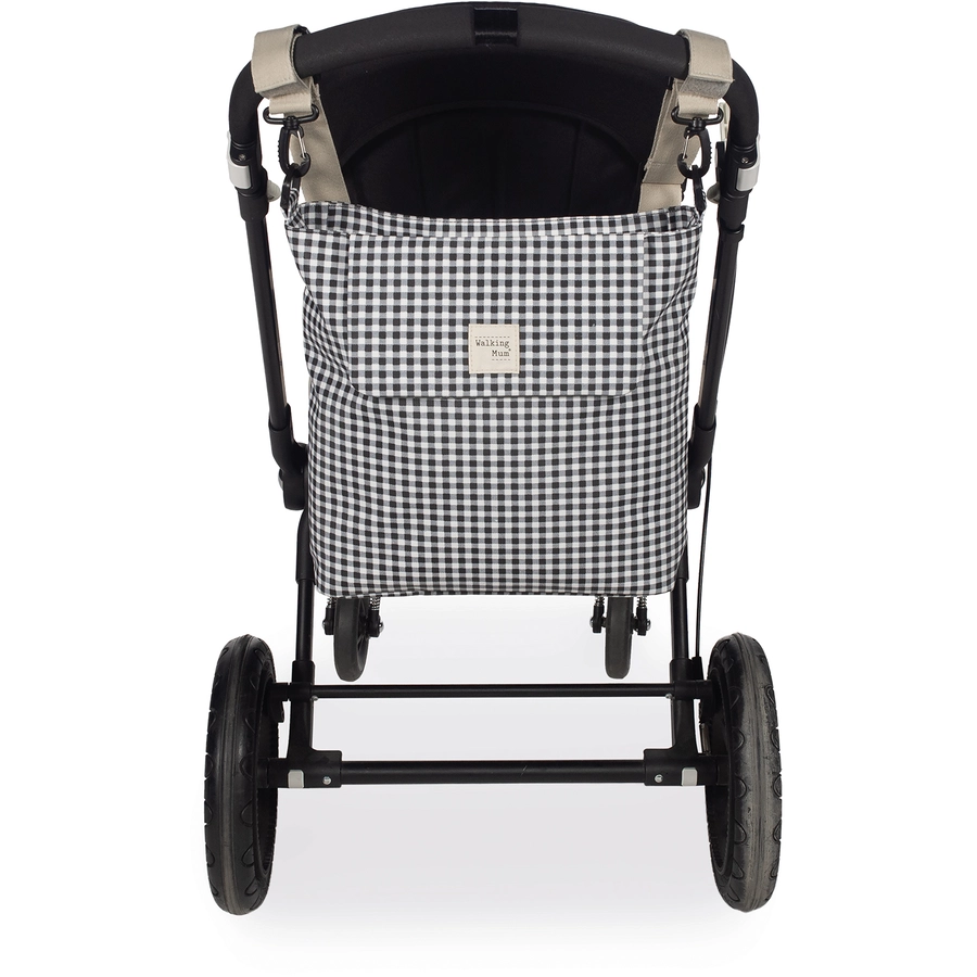 Walking Mum Wickeltasche I Love Vichy Schwarz
