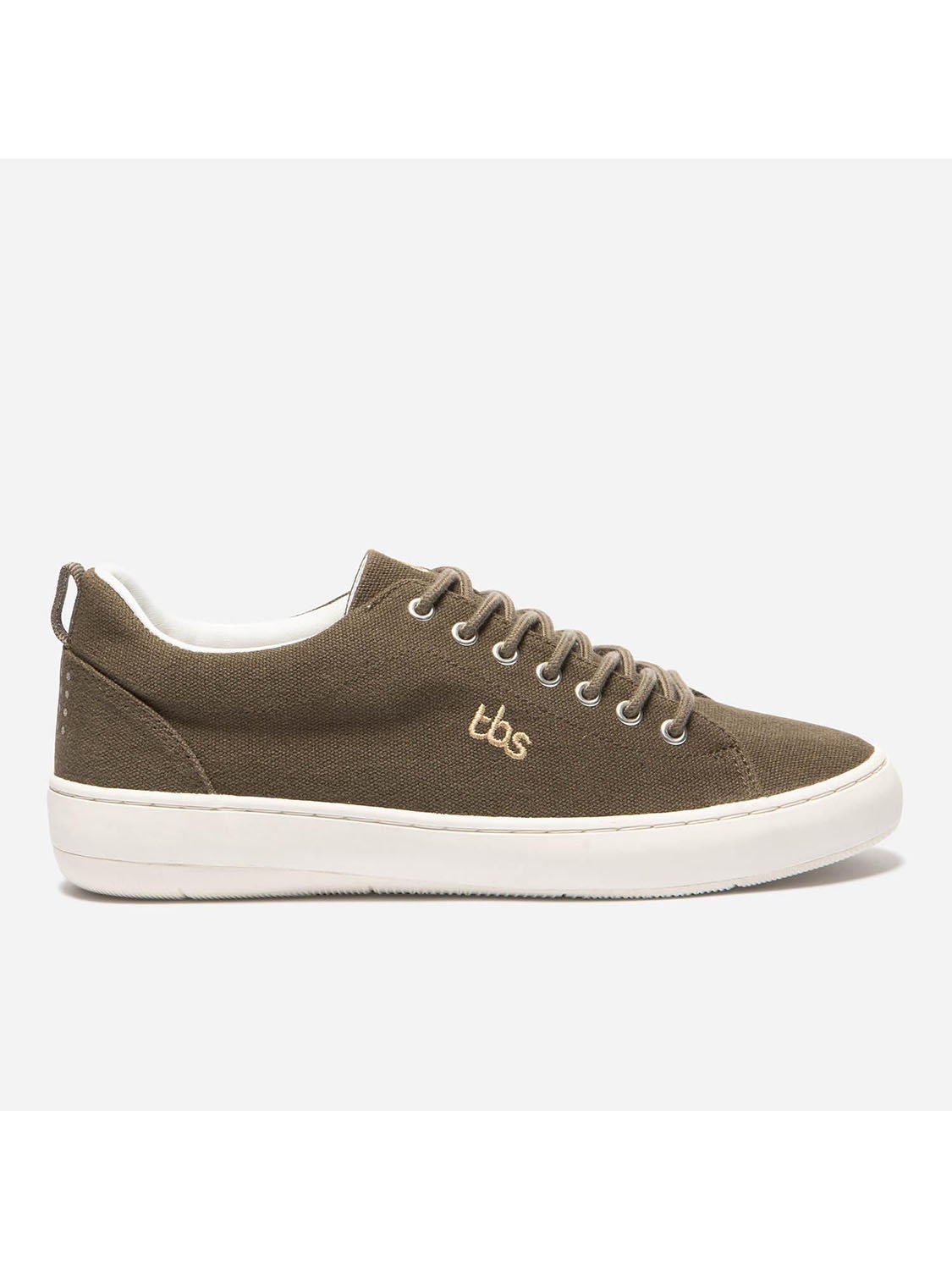 Tennis Toile Femme Coton Biologique Kaki
