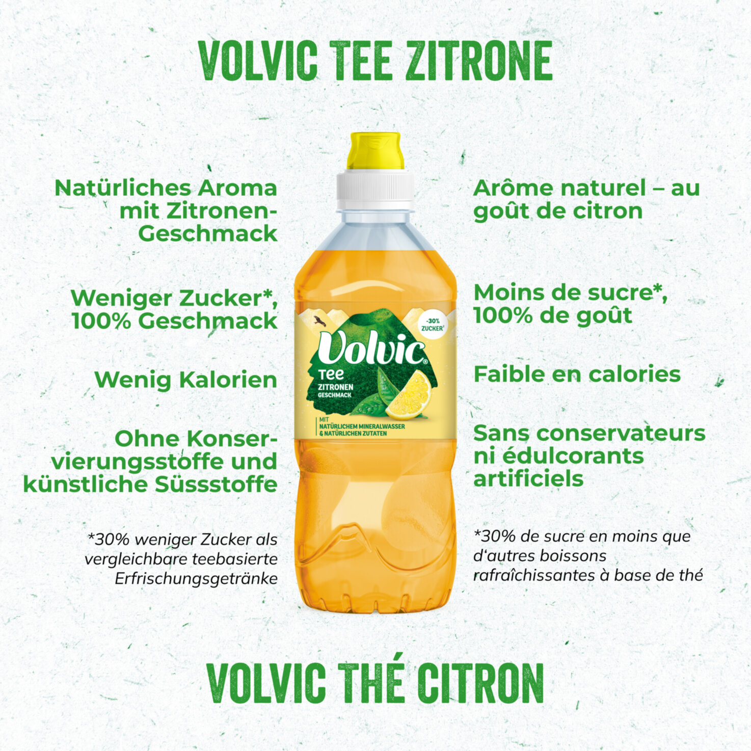 Volvic Schwarztee mit Zitronengeschmack 6x75cL -450cl