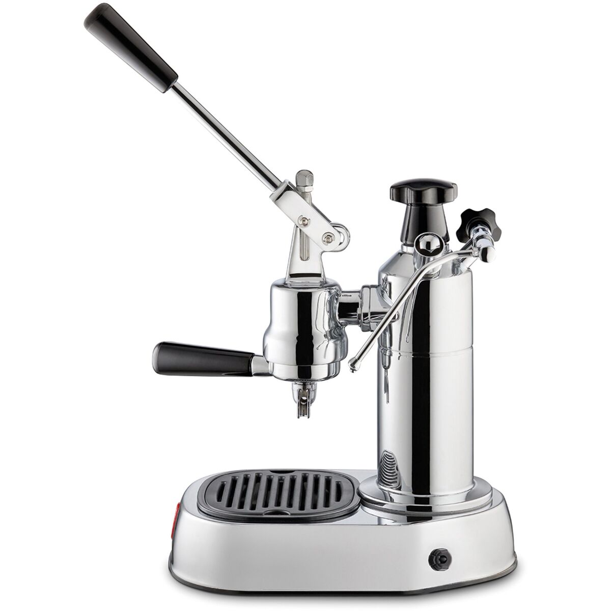 Europiccola Lusso Espressomaskin, 0,8 liter, Rustfritt stål med svart håndtak LPLELQ01EU