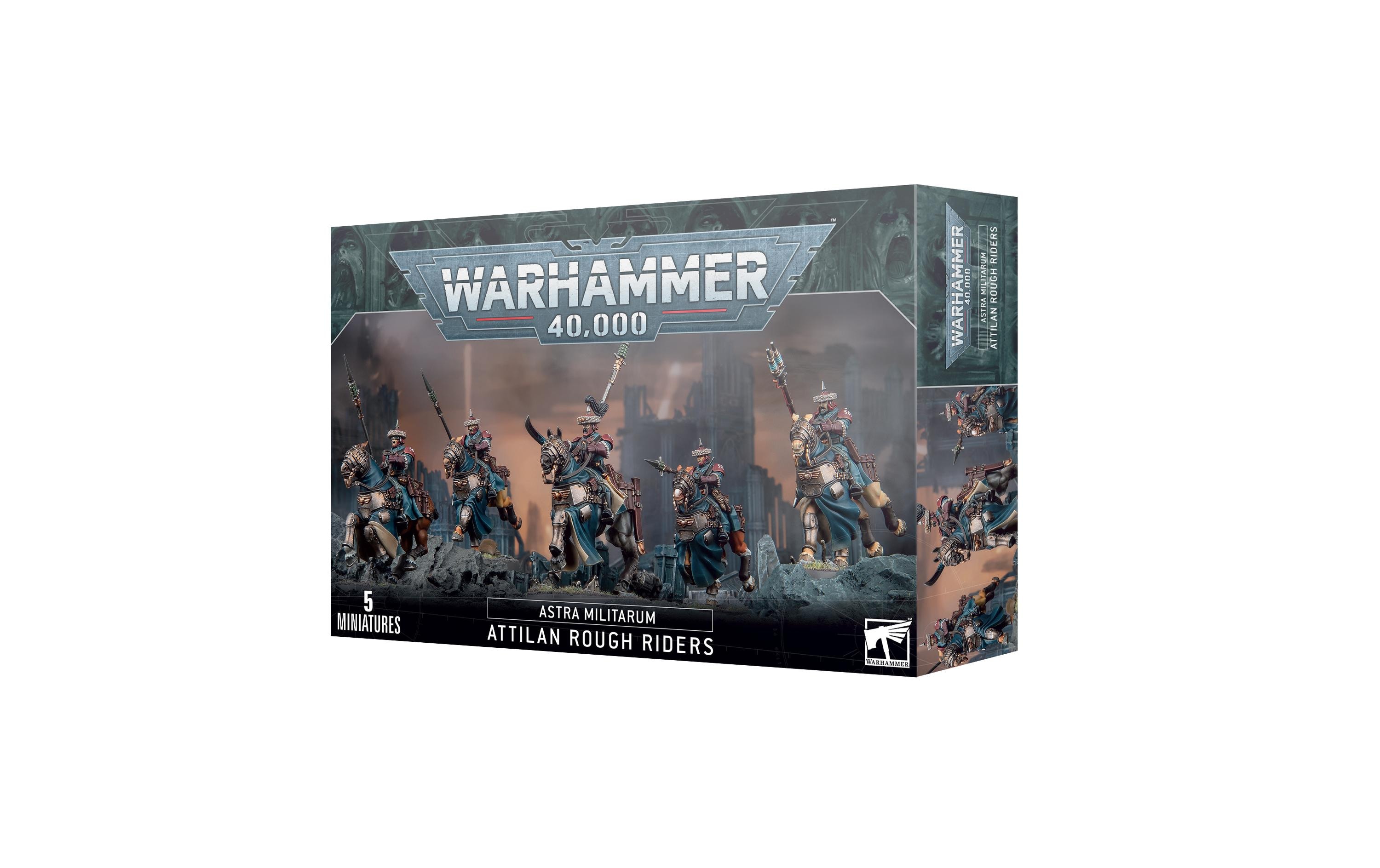 Figurenset Warhammer 40.000 Attilanische GardereiterWarhammer 40.000 Miniaturen – Attilanische Gardereiter Astra Militarum