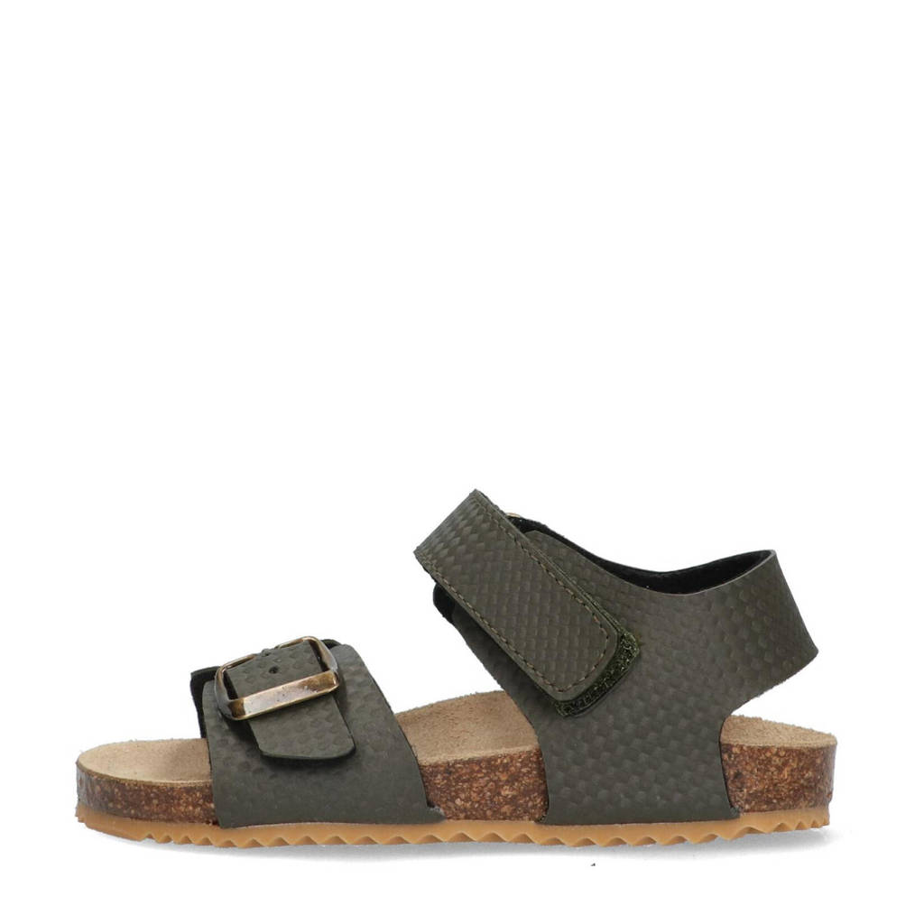 Break True leren sandalen groen