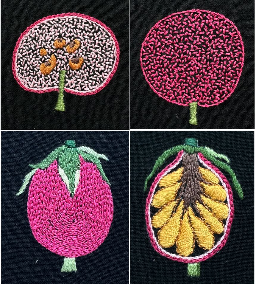 Embroidery Kingdom - DIY-borduurpakket met bloemen (verschillende ontwerpen)