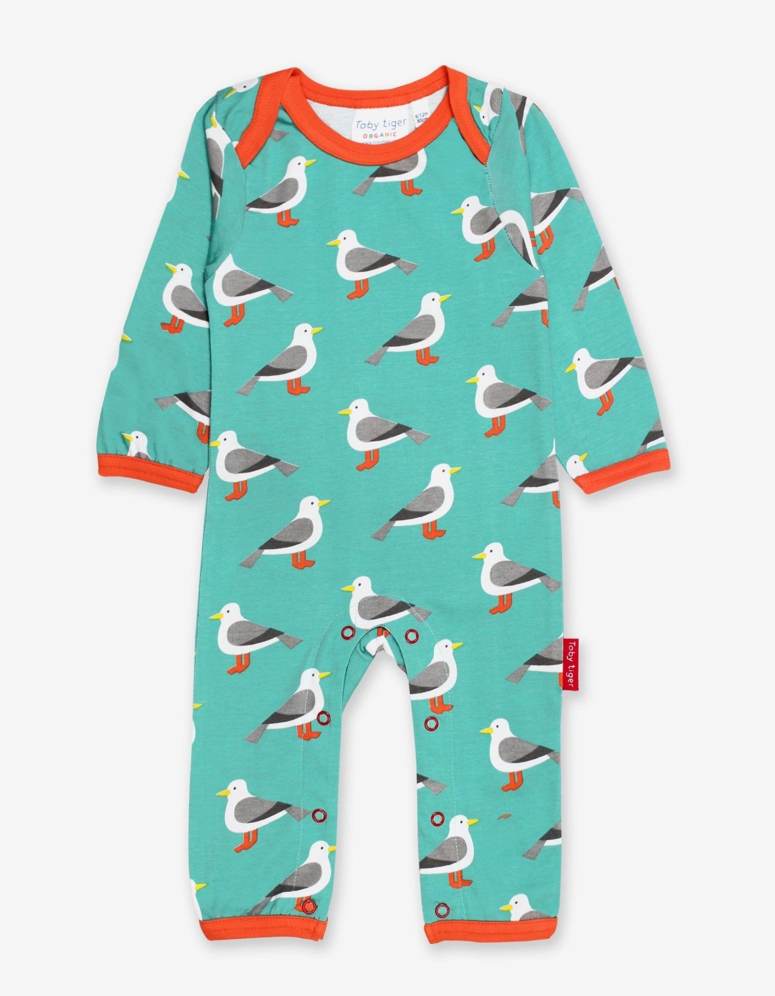 Toby Tiger Schlafanzug mit Möwen Print