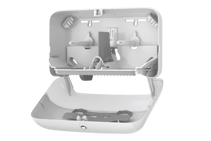Tork OptiServe® T7 Dispenser voor 2 Rollen Hulsloos Toiletpapier Eleva