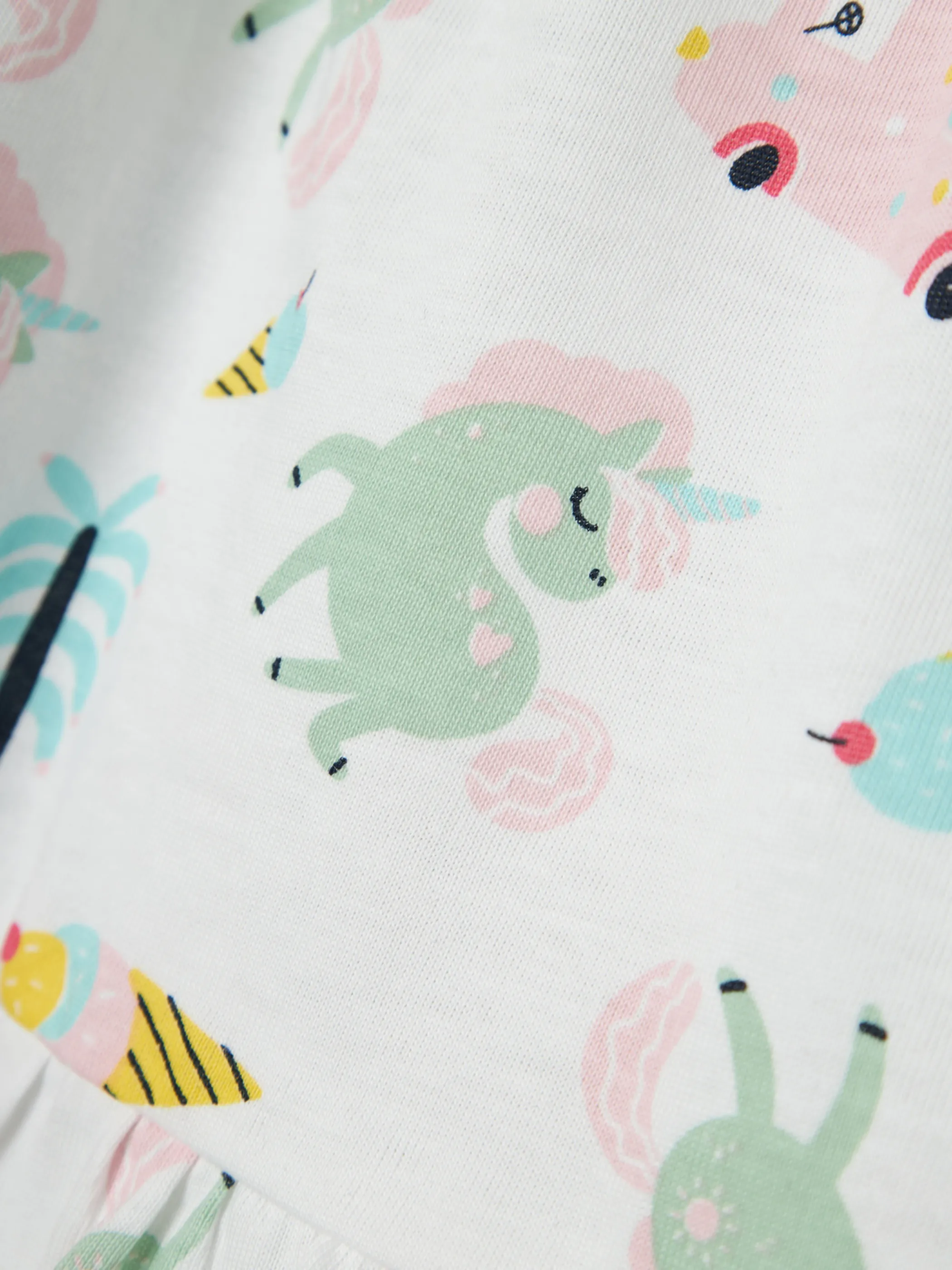 Mädchen Kleid mit Minimalprint