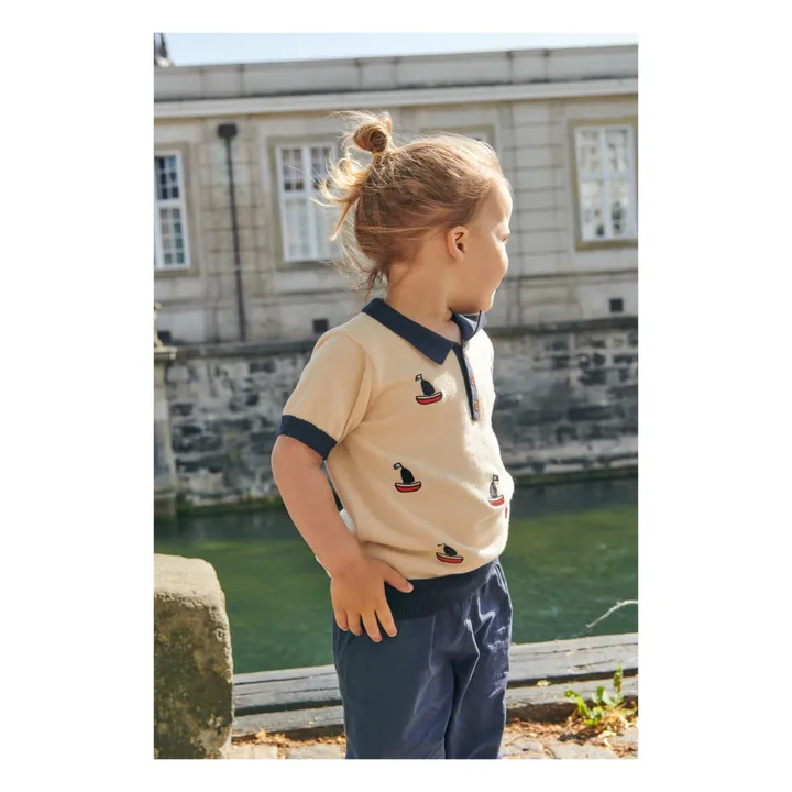 Copenhagen Colors Polo Bateaux | Crème