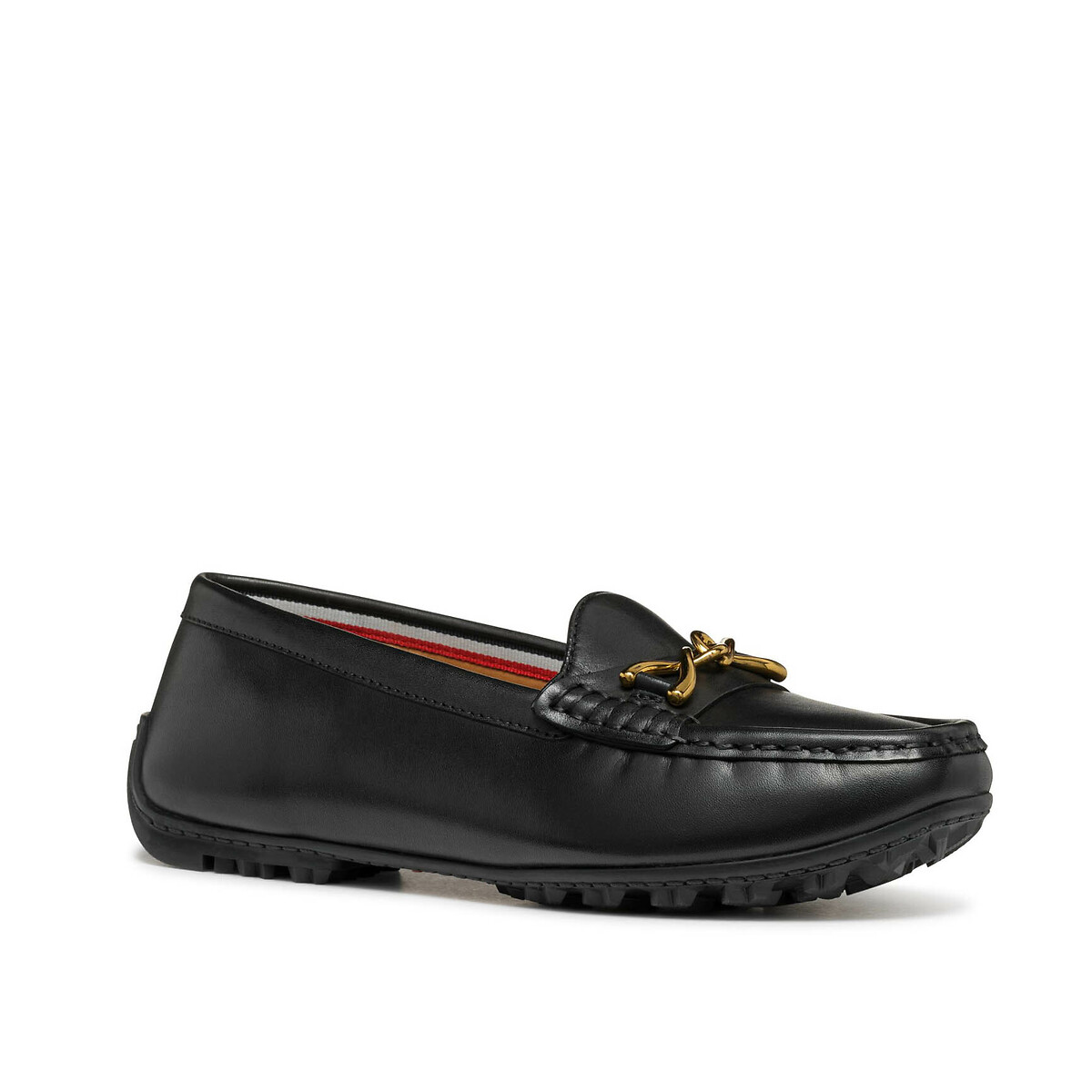 GEOX<br>Mocassins de couro respirável Kosmopolis