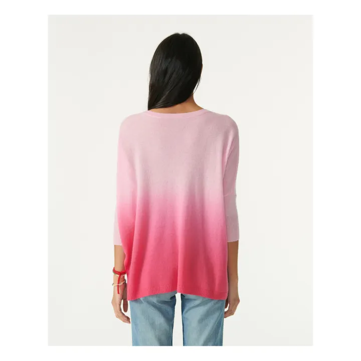 Kujten Pull Minie Dye Cachemire | Rose bonbon