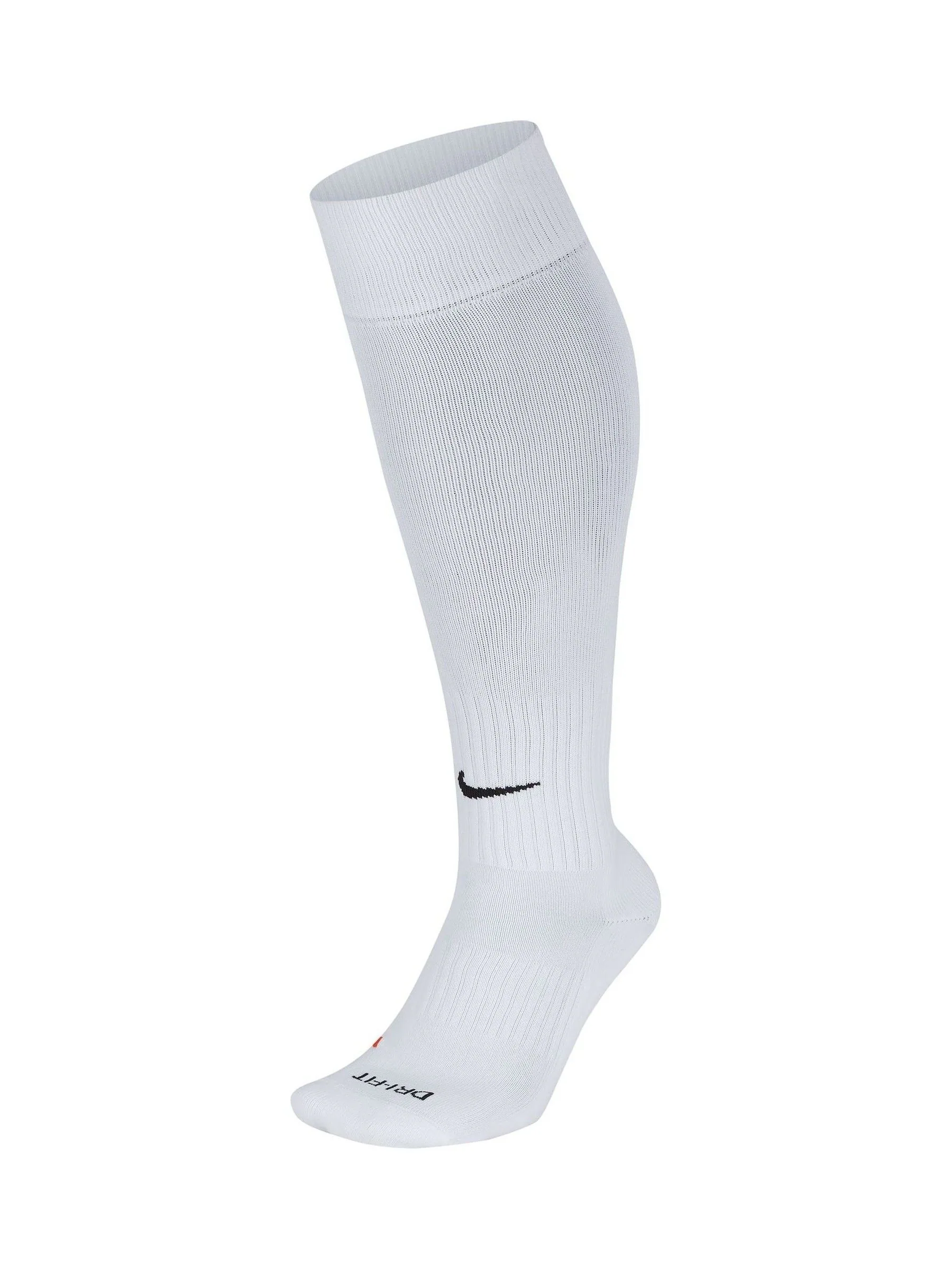 Wit - Nike klassieke voetbalsokken tot aan de knie