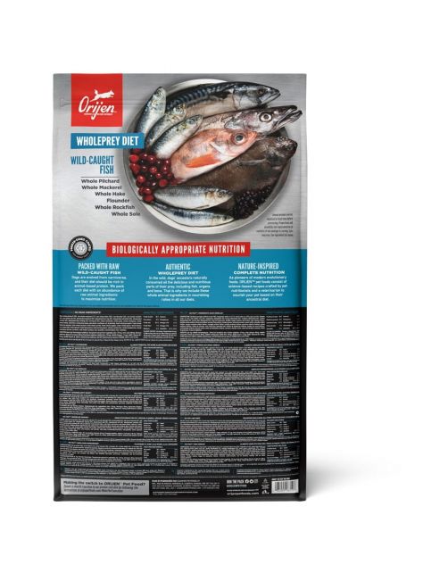 Orijen Whole Prey Six Fish Dog Sardines&Makreel - Hondenvoer