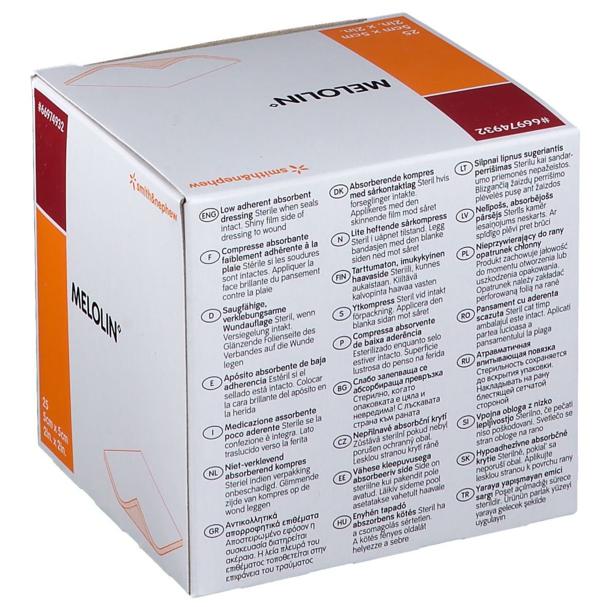 MELOLIN® Wundauflagen steril 5 x 5 cm