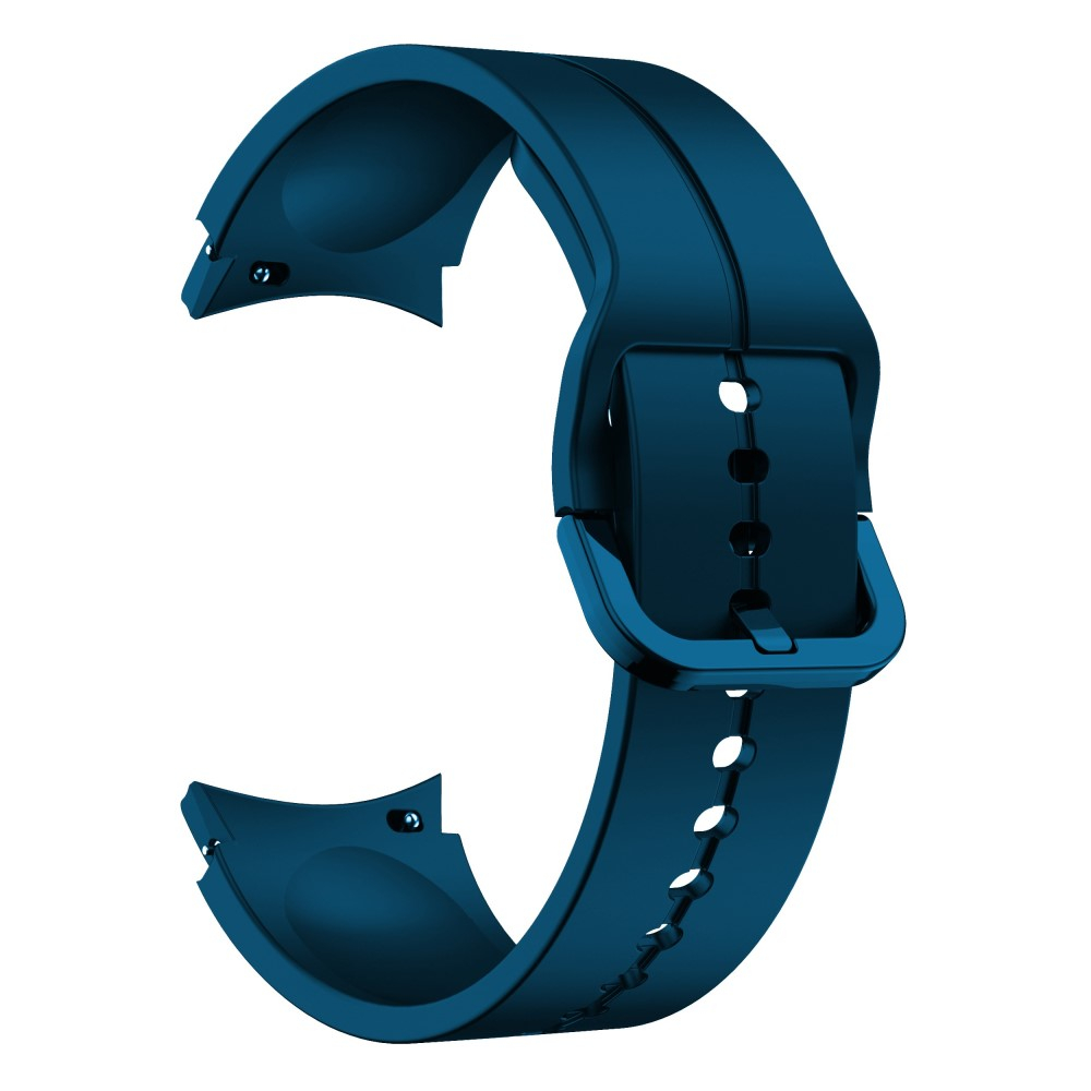 Samsung Galaxy Watch 4 (44mm) Ersatz Sport Silikon Armband Split Design (Gelenkumfang: 180 - 230mm) Cyan (Blau)