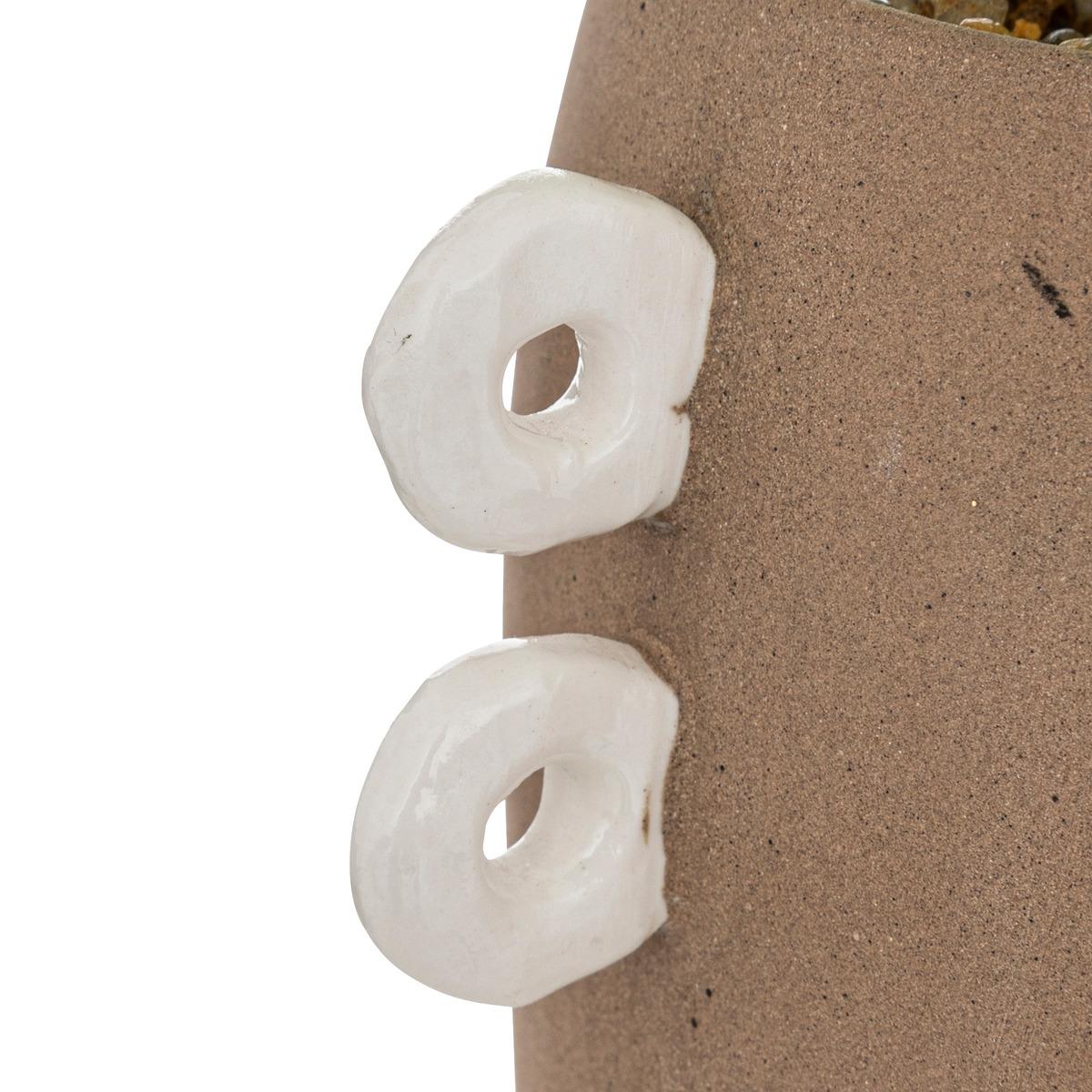 PLANTE POT CERAMIQUE OLME CANNELLE H.21CM
