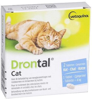 Drontal Large Cat - 2 tabletten